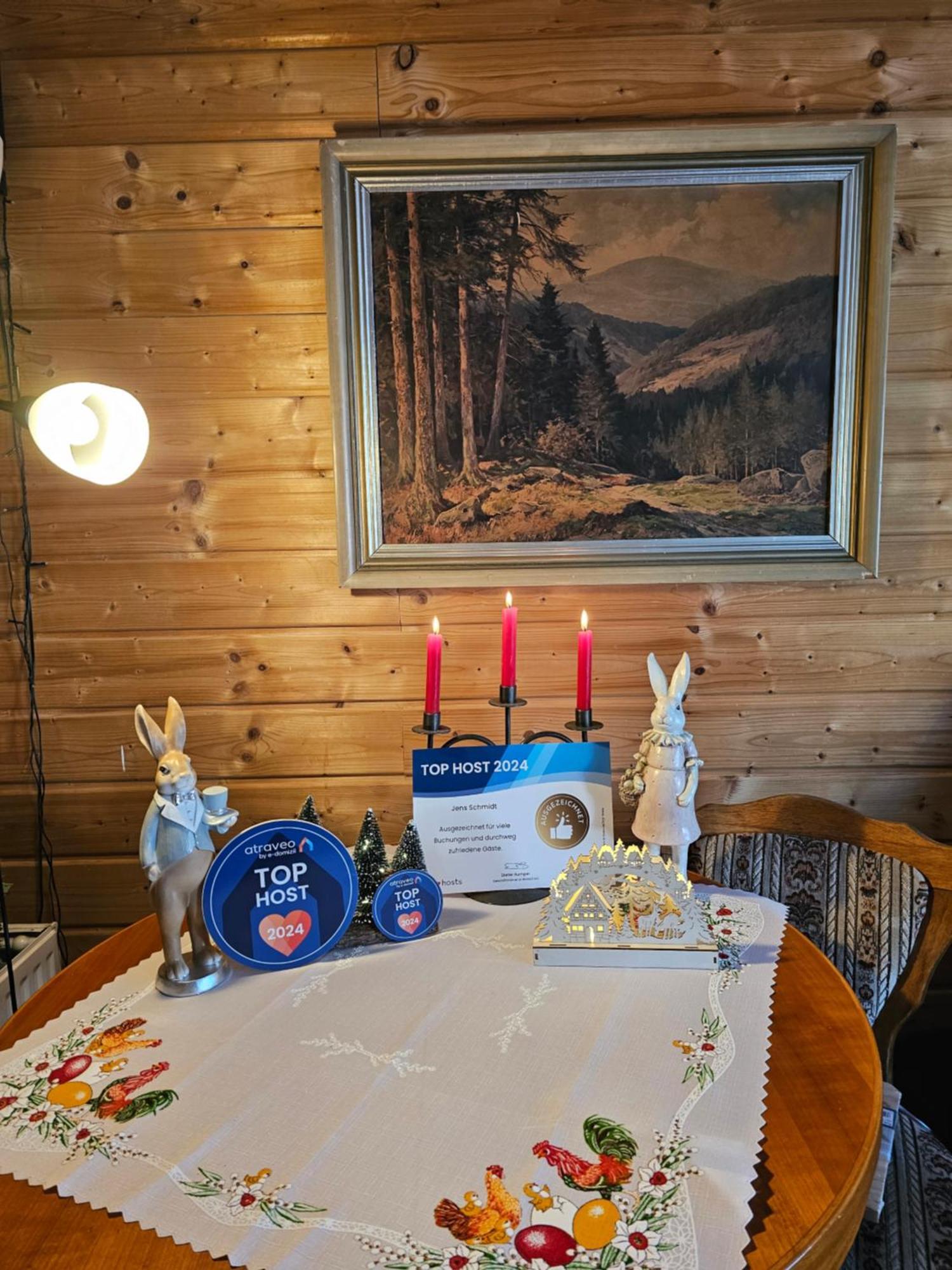 Gehlberger Landhaus am Schneekopf / Ferienwohnung Suhl Exterior foto